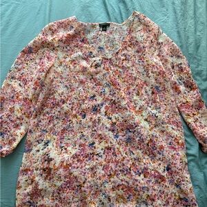 Ann Taylor Floral Print Women's Top